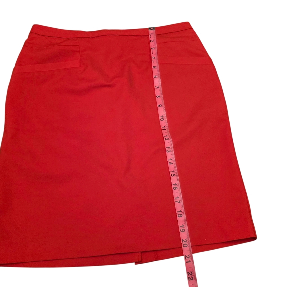 H&M Bright Red Mini Skirt Size 10 - Picture 6 of 9